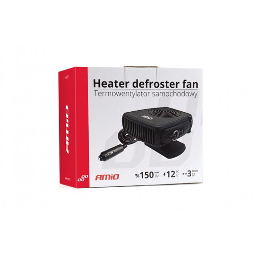 Amio 12V 150W Heater Defroster Fan new