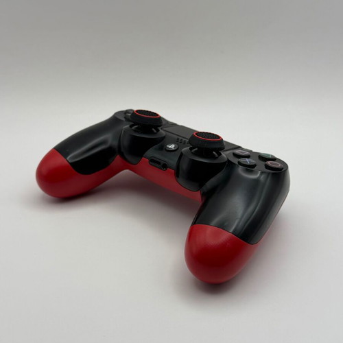 Sony Dualshock 4 V2 Black - Red controller used, good condition