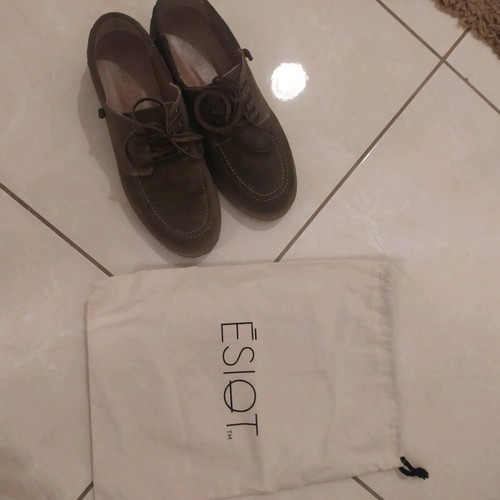 Boat shoes Esiot No37 like new, khaki