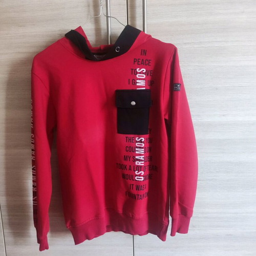 Sweatshirt 12 years like new, black and red, size 152 cm