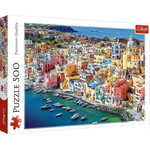 Trefl Puzzle 500 pieces Procida like new with puzzle glue