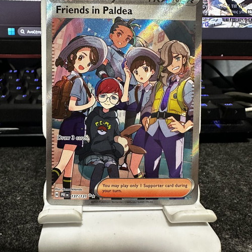 Pokémon Friends in Paldea 137/131 Ultra Rare Full Art card near mint