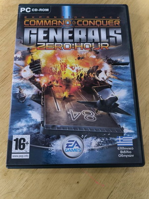 Command & Conquer Generals Zero Hour expansion pack used for PC