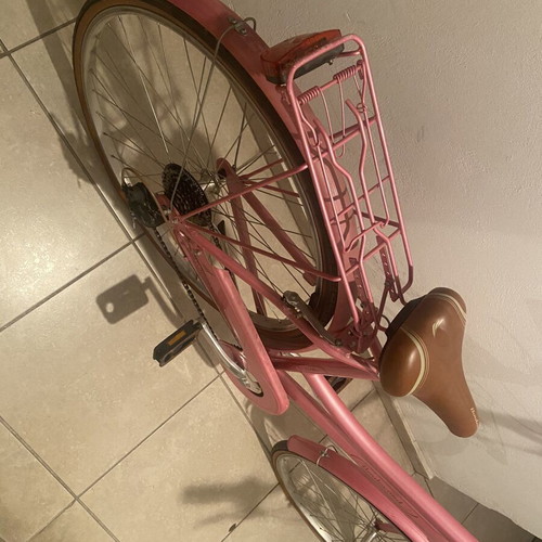 Boulevard women's city bicycle new, 27 inch, gearshift, pink metallic