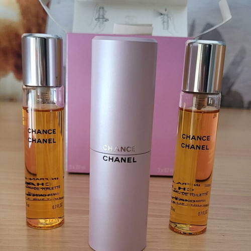Chanel Chance Twist and Spray travel perfume like new, 3x20ml