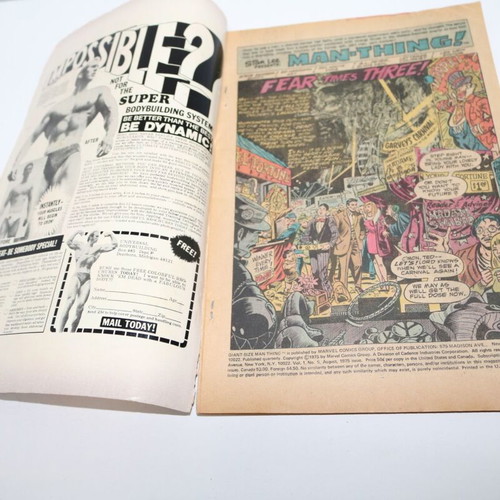 Giant-Size Man-Thing #5 comic used, Marvel 1975