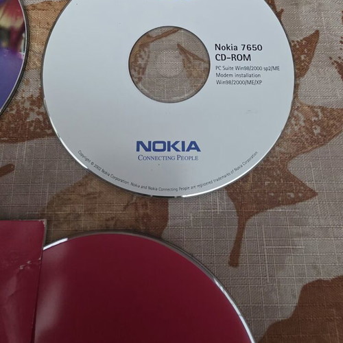 Nokia CD 7650, N91 and Ovi Suite CDs used