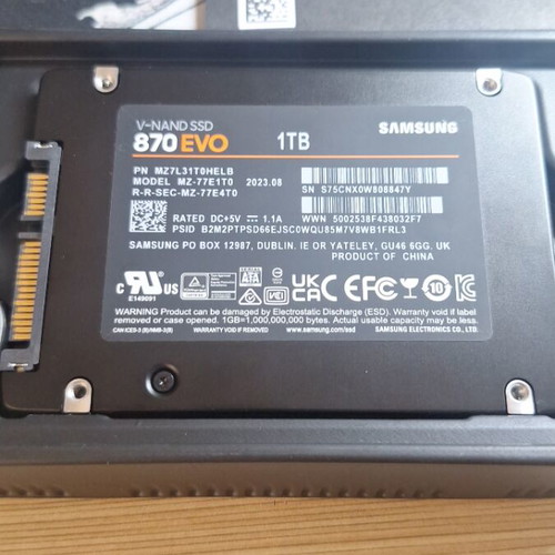 Samsung 870 EVO 1TB SATA 2.5" SSD new