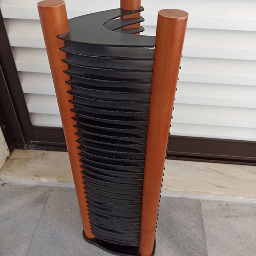 Wooden CD stand used, 30 slots