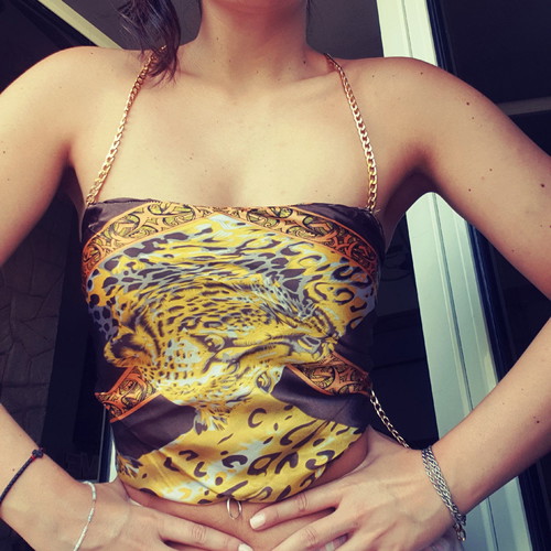 Top with chain new, adjustable length