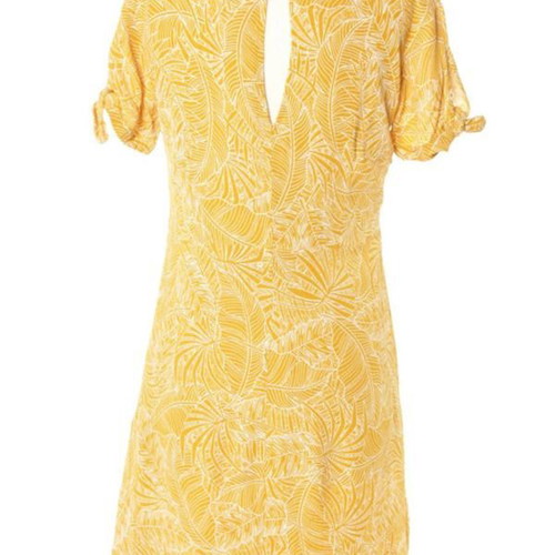 Amichi Mini Dress Medium 38 10 New Mustard Color