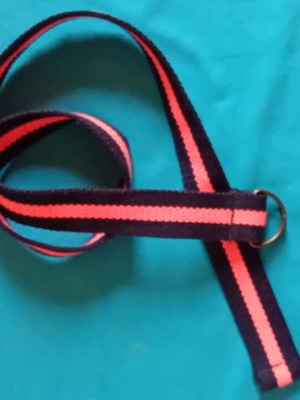 Children's belt blue orange new, size 85