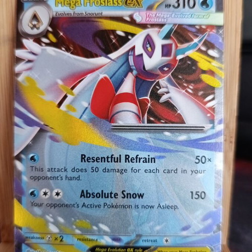 Pokemon Mega Froslass ex card like new