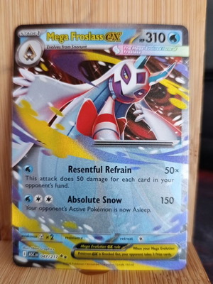 Pokemon Mega Froslass ex card like new