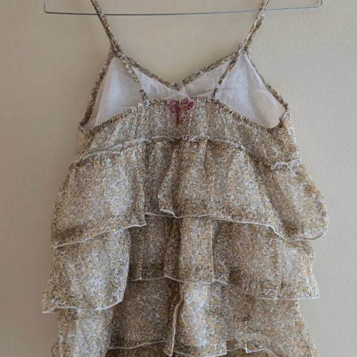 Sprider sleeveless top for 13-14 years like new, beige gold