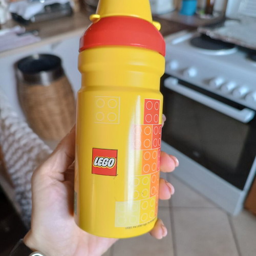 Lego Brick Art Line Kids Water Bottle 390ml like new