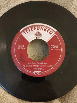45 RPM record Jerry Mengo und sein Orchester used, Latin
