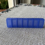 Tupperware plastic pill case like new