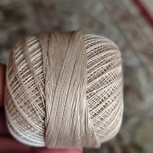 Ören Bayan Merserize Dantel İpliği crochet and lace threads beige, new, pack of 10