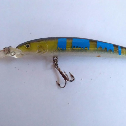 Rebel artificial fishing lure for spinning and trolling