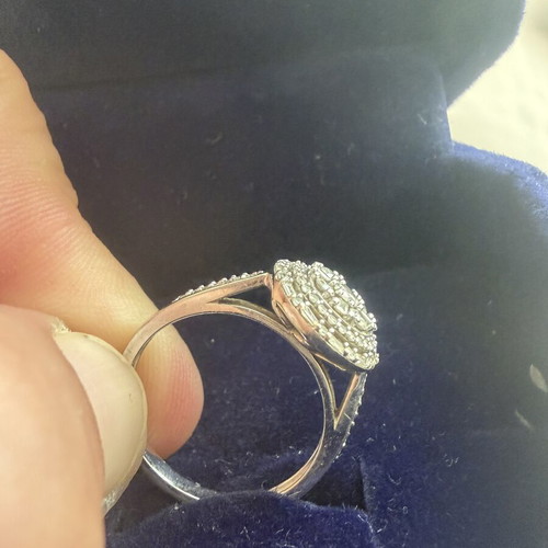 Le Diamantaire Maison Héritage Isaiah diamond ring 0.50 ct white gold size 54