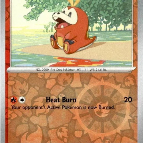 Fuecoco Pokemon card collectible new Reverse Holo