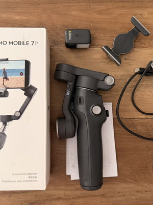 DJI Osmo Mobile 7P gimbal like new with accessories