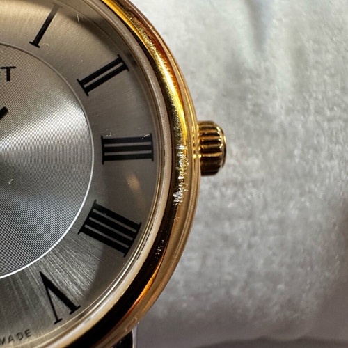 Tissot Carson women's wristwatch, silver and gold bracelet
