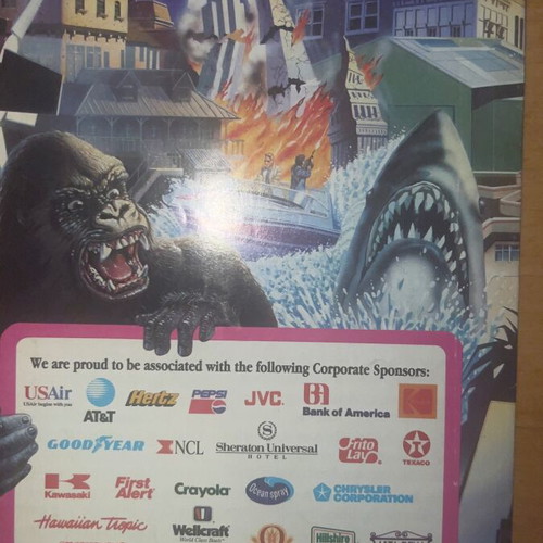 Universal Studios 1990 ET Jaws prospectus