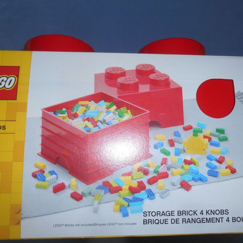 Lego 4003 Storage Bricks 4 Knobs new, sealed packaging