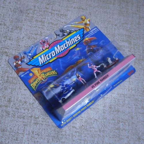 Power Rangers Micromachines Pink Ranger Galoob new sealed