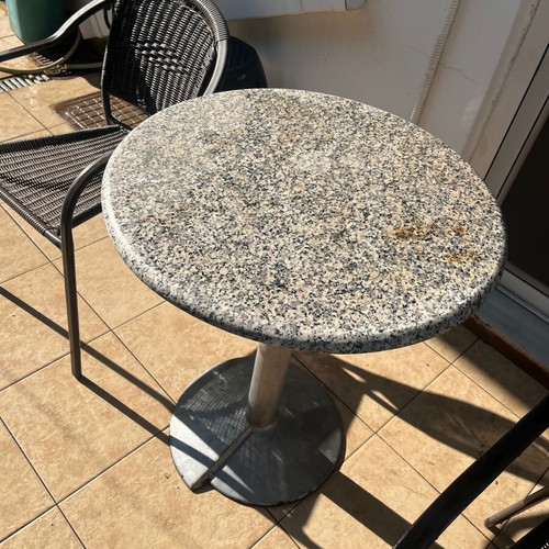 Outdoor table and chairs set used, high quality