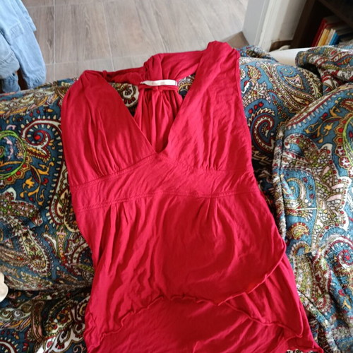 Badila red top like new, old design, size M