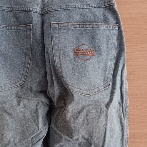 Women's denim pants used, light blue, sizes S and M