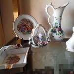 Various used home decor items, set