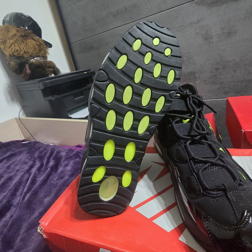 Nike Air Max Uptempo Black Volt sneakers size 43