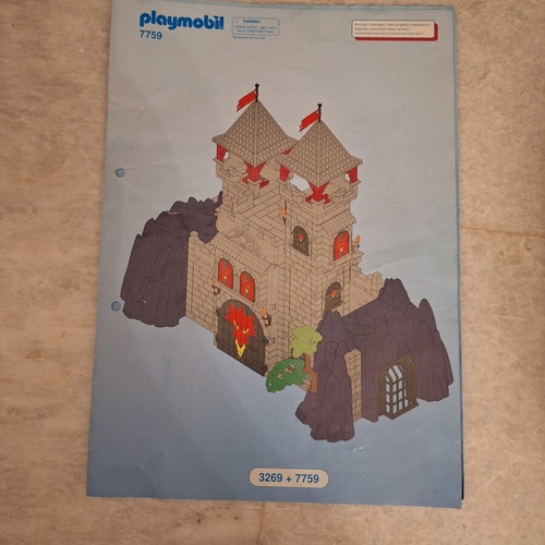 Playmobil 3269 castle with expansions 7759 and 7760 like new