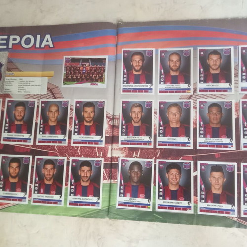 Panini Super League Greece 2013/14 sticker album used