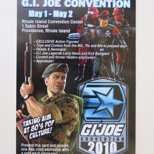 G.I.Joe Convention 2010 flyer new