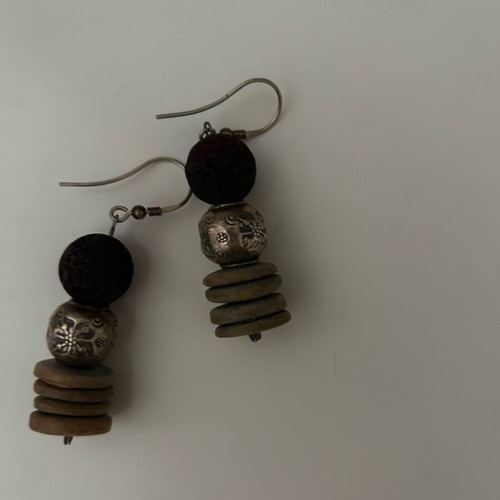 Earrings with stones like new
