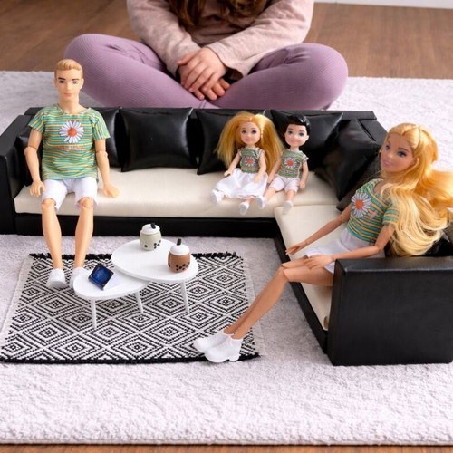 Handmade Corner Sofa for Barbie Dolls New