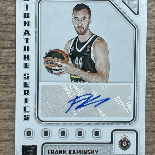 Panini Donruss Euroleague Basketball Signature Series Frank Kaminsky autograph 2023-24 like new