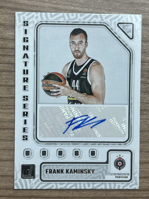 Panini Donruss Euroleague Basketball Signature Series Frank Kaminsky autograph 2023-24 like new