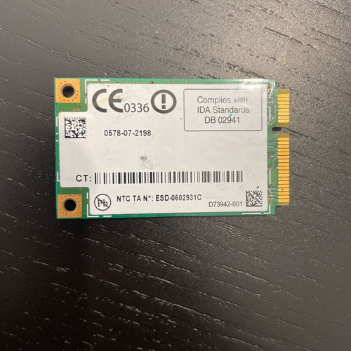 NB Wlan Card Intel PRO Wireless 4965AGN like new