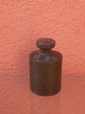 Brass weight 1 kilo used