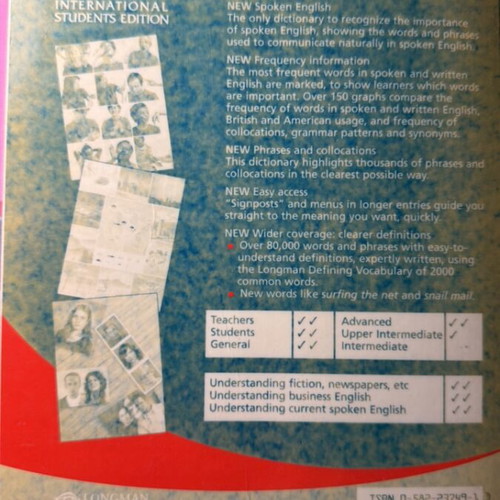 Longman Dictionary of Contemporary English, International Students Edition