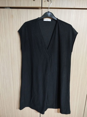 Mango black dress, short length, comfortable fit, size S