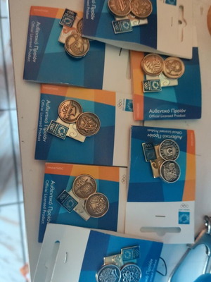 Athens 2004 coin series like new, drachma theme