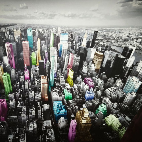 New York canvas 1x1.40 like new
