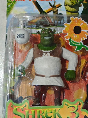 Συλλεκτικό σετ φιγούρων Shrek 3 σαν καινούργιο με Shrek και Γάτο Σον Πιέρ